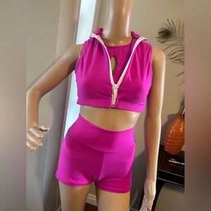 Custom made gym wear 3 piece